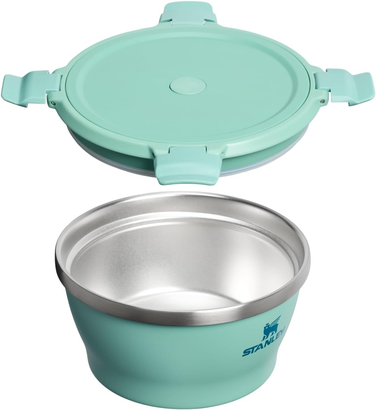 image:imageSTANLEY Adventure FreshtoTable Leakproof Bowl 1 qt Vacuum Insulated Food Container Airtight Lid Packable for Lunch amp Meal Prep Stainless Steel BPAFree Dishwasher Safe Blue SkySpring Green