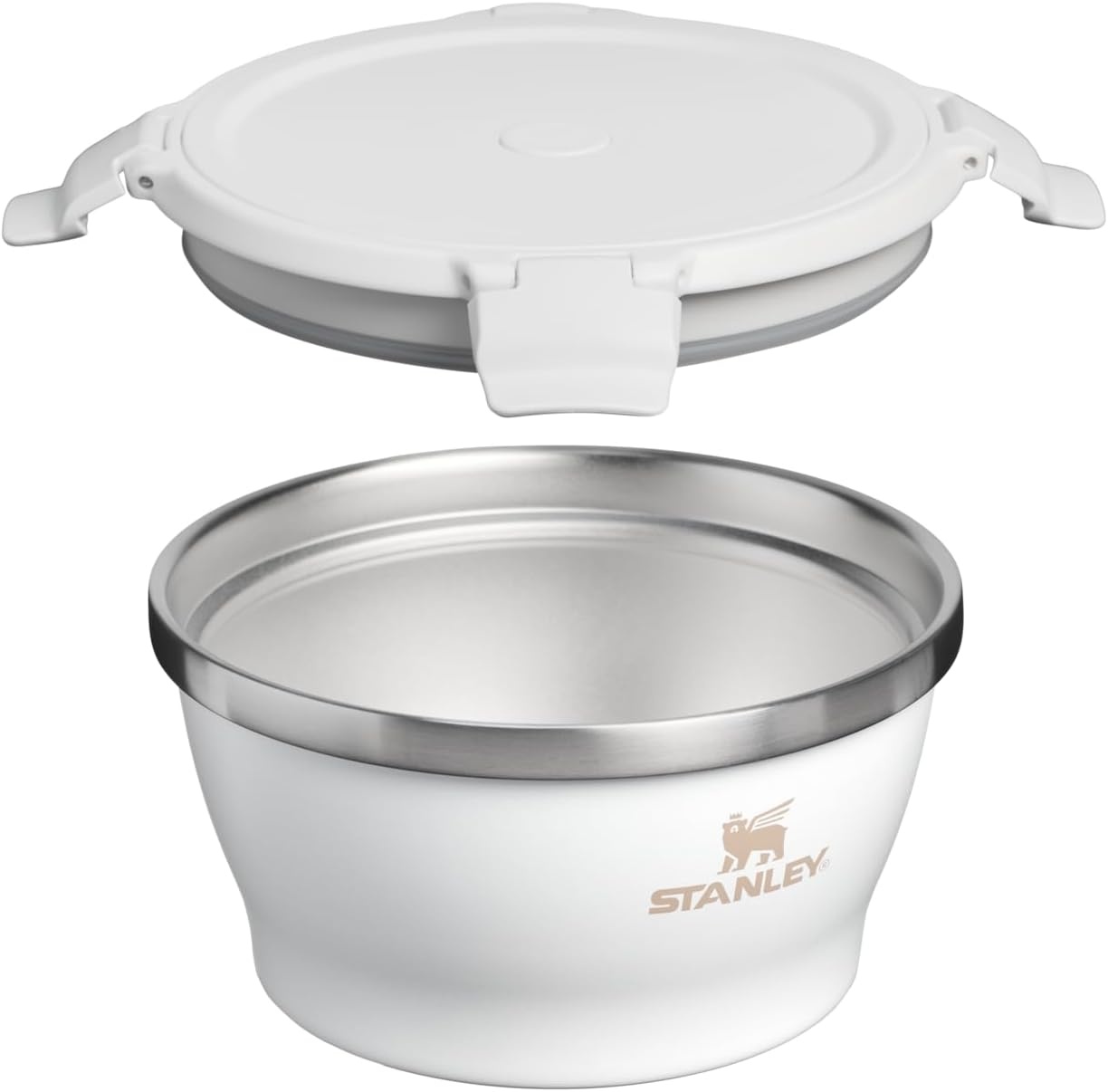 image:imageSTANLEY Adventure FreshtoTable Leakproof Bowl 1 qt Vacuum Insulated Food Container Airtight Lid Packable for Lunch amp Meal Prep Stainless Steel BPAFree Dishwasher Safe Blue SkyFrost