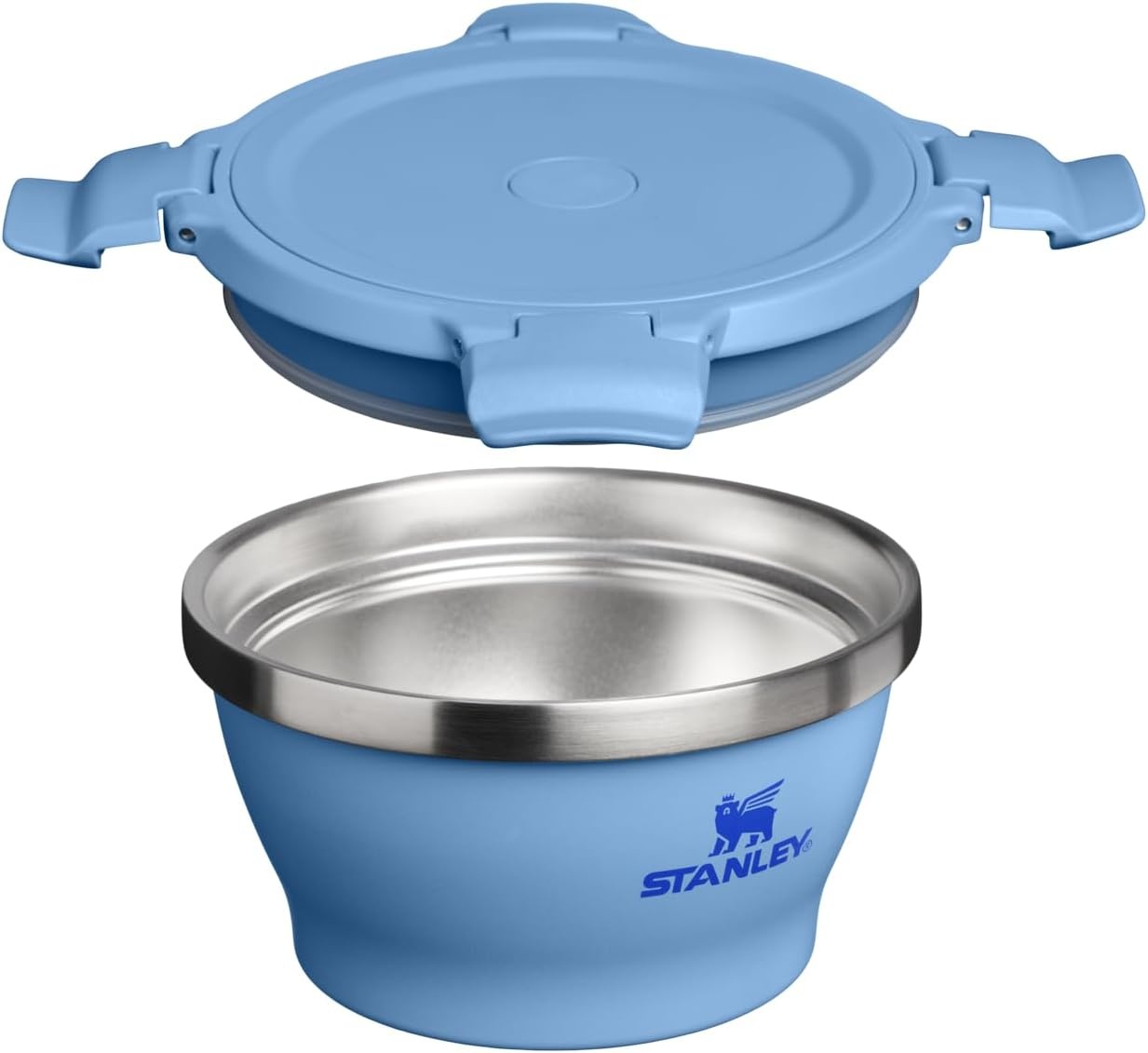image:imageSTANLEY Adventure FreshtoTable Leakproof Bowl 1 qt Vacuum Insulated Food Container Airtight Lid Packable for Lunch amp Meal Prep Stainless Steel BPAFree Dishwasher Safe Blue SkyBlue Sky