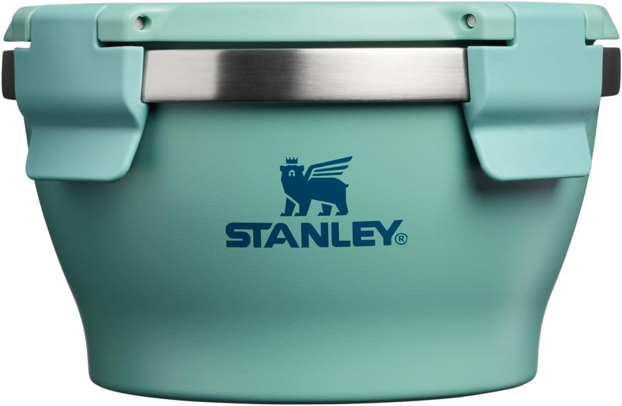 image:imageSTANLEY Adventure FreshtoTable Leakproof Bowl 1 qt Vacuum Insulated Food Container Airtight Lid Packable for Lunch amp Meal Prep Stainless Steel BPAFree Dishwasher Safe Blue SkySpring Green