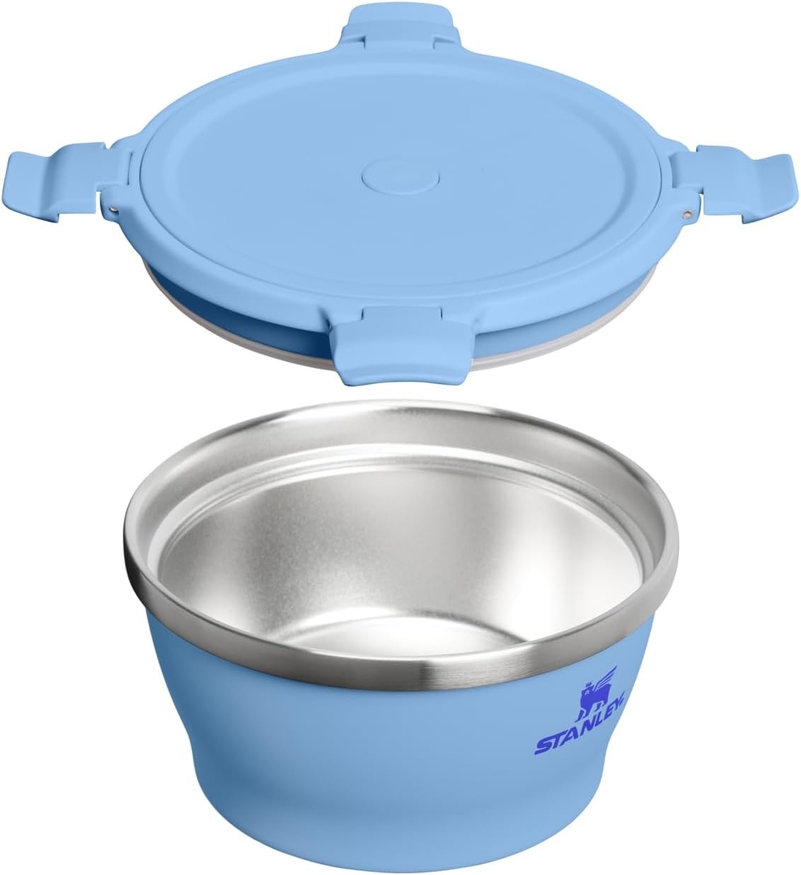 image:imageSTANLEY Adventure FreshtoTable Leakproof Bowl 1 qt Vacuum Insulated Food Container Airtight Lid Packable for Lunch amp Meal Prep Stainless Steel BPAFree Dishwasher Safe Blue SkyBlue Sky