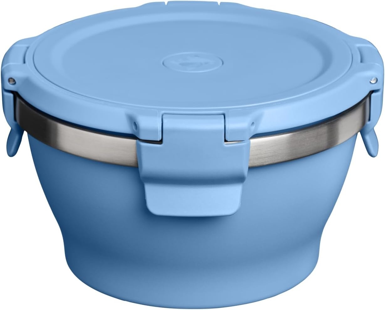 image:imageSTANLEY Adventure FreshtoTable Leakproof Bowl 1 qt Vacuum Insulated Food Container Airtight Lid Packable for Lunch amp Meal Prep Stainless Steel BPAFree Dishwasher Safe Blue SkyBlue Sky