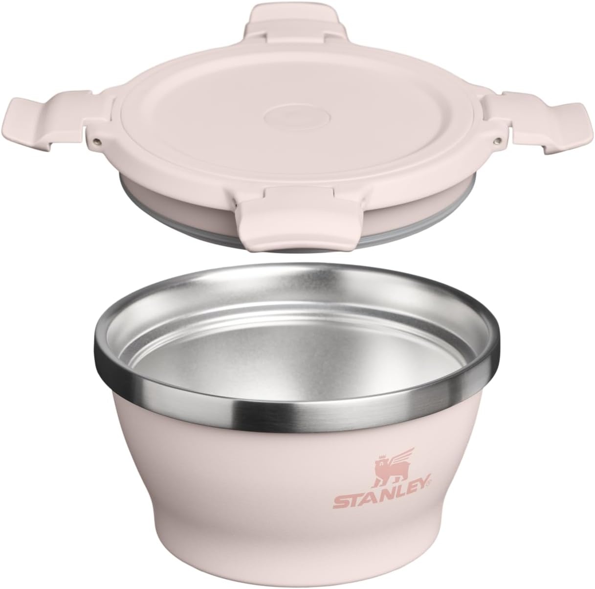 image:imageSTANLEY Adventure FreshtoTable Leakproof Bowl 1 qt Vacuum Insulated Food Container Airtight Lid Packable for Lunch amp Meal Prep Stainless Steel BPAFree Dishwasher Safe Blue SkyRose Quartz