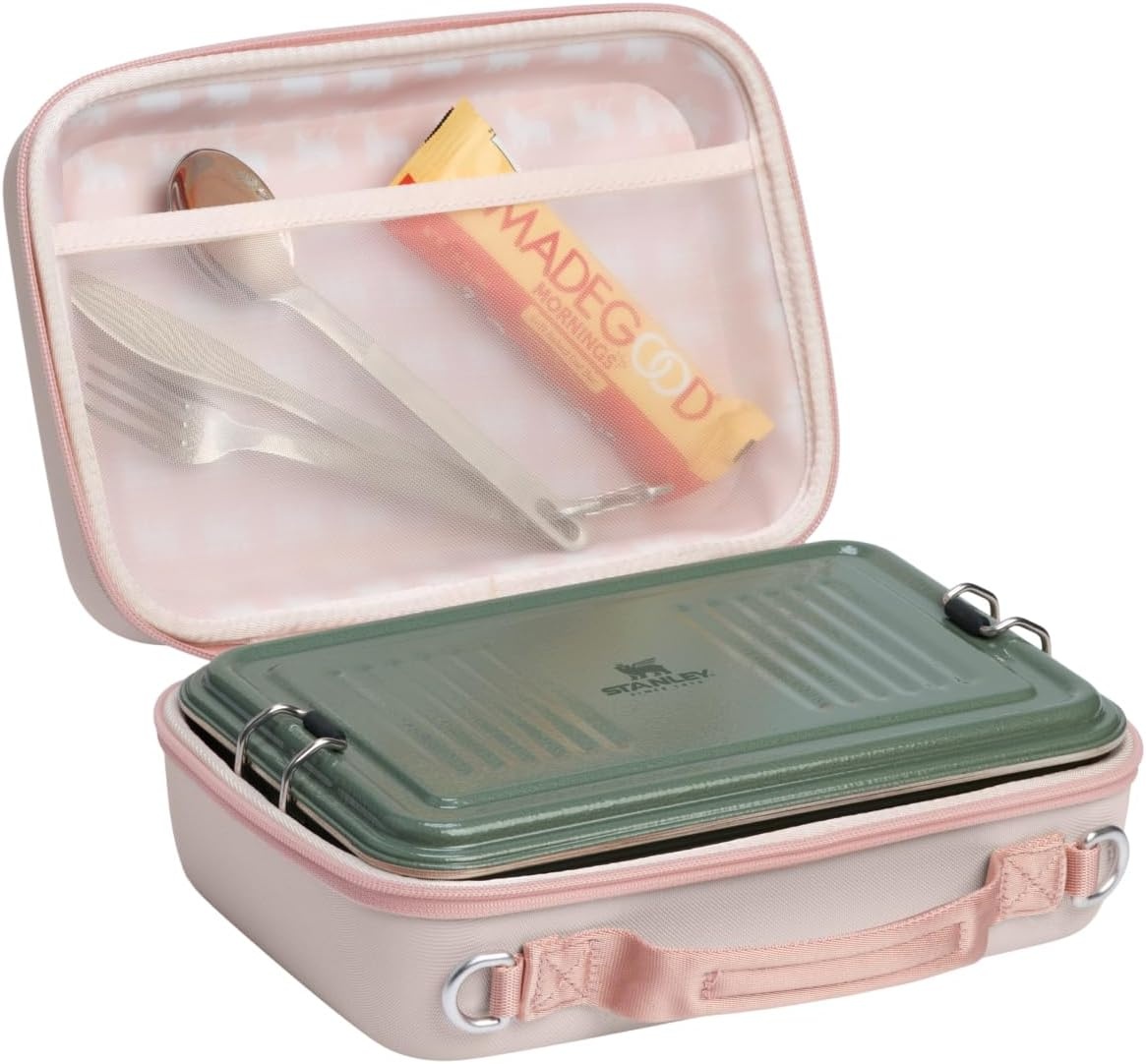 image:imageSTANLEY All Day Mini Lunch Box 42quart EVA Insulated Lunch Bag Crush Resistant Adjustable Strap BPAFree CranberryRose Quartz