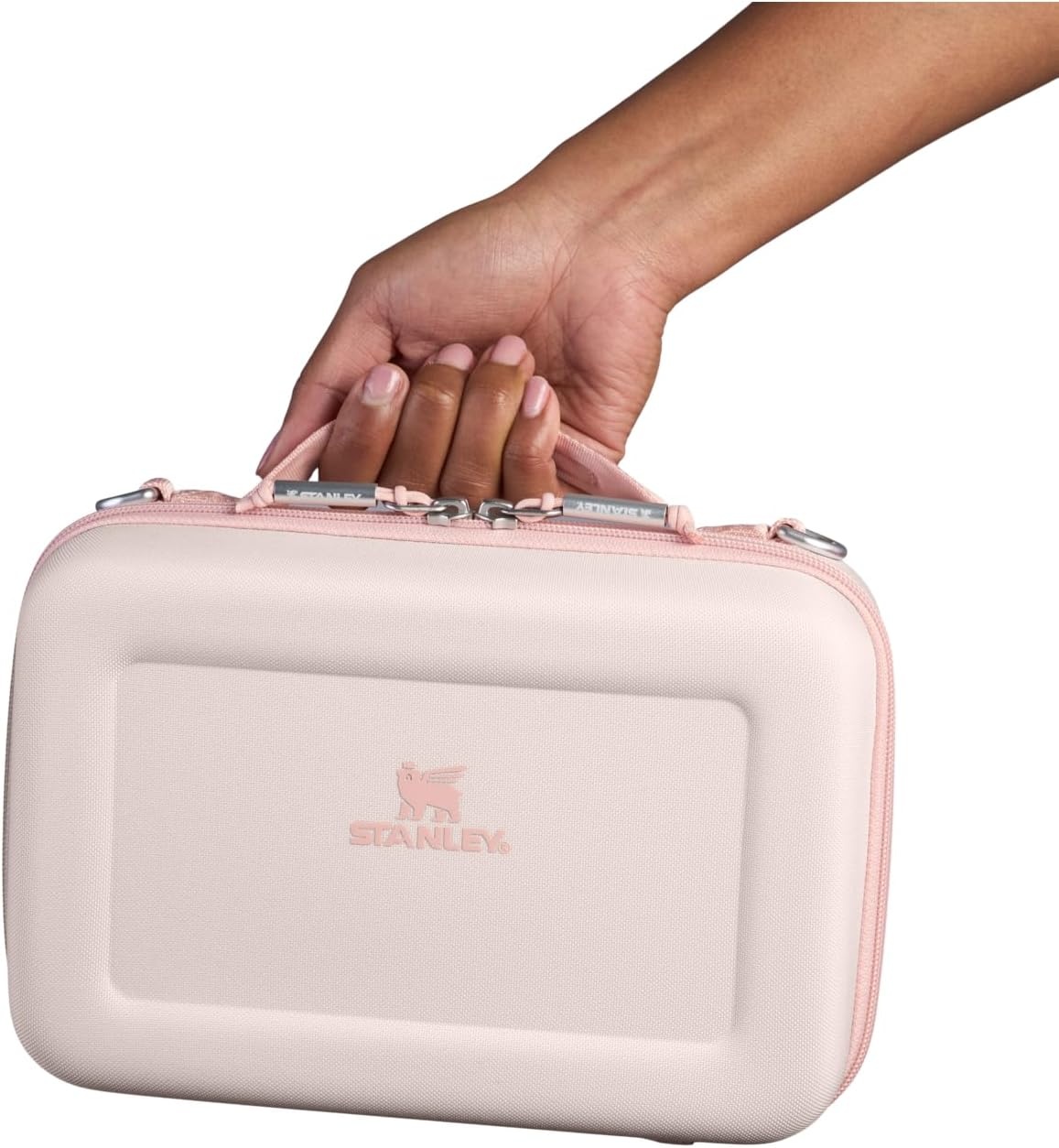 image:imageSTANLEY All Day Mini Lunch Box 42quart EVA Insulated Lunch Bag Crush Resistant Adjustable Strap BPAFree CranberryRose Quartz