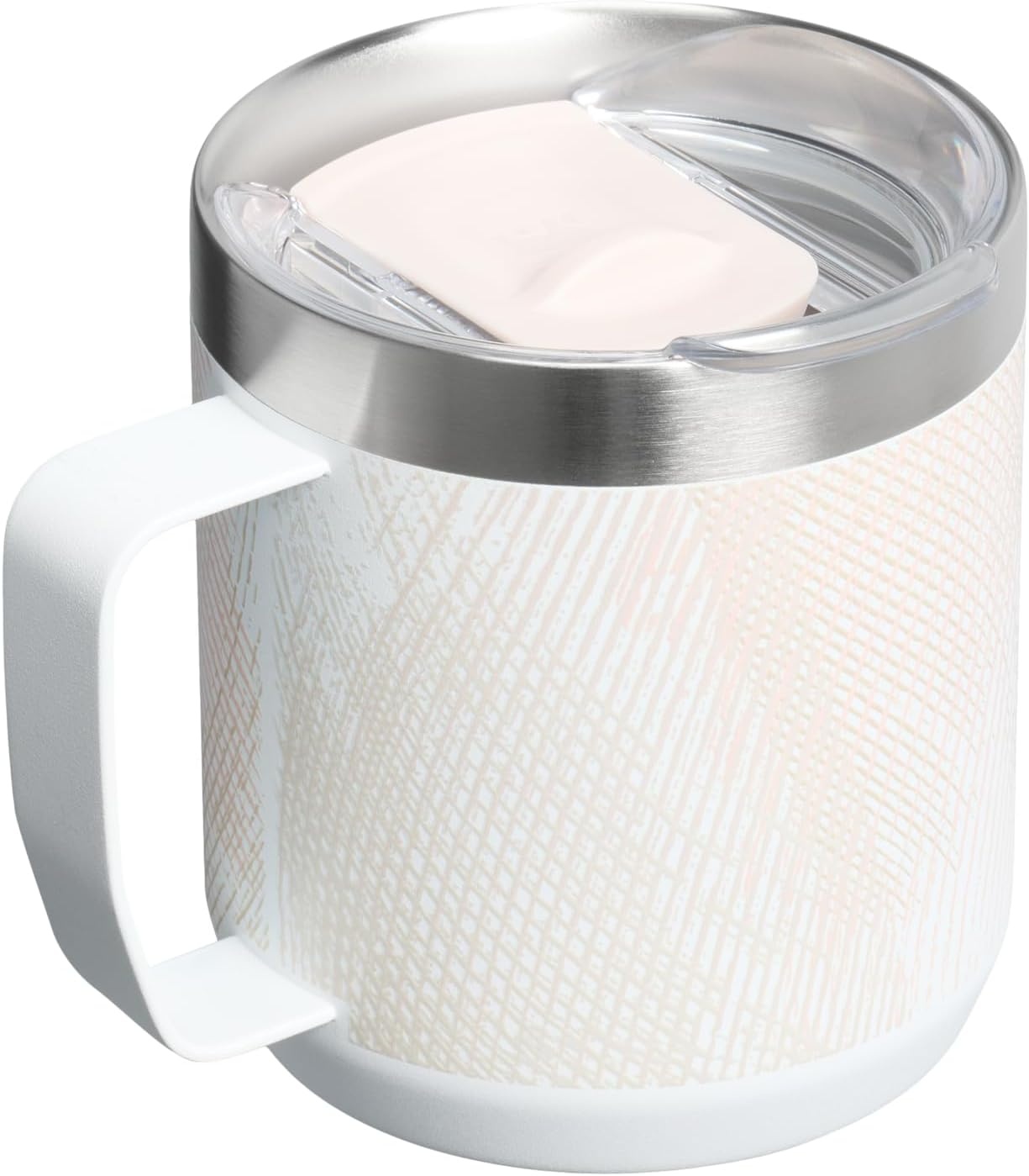 image:imageSTANLEY Everyday Camp Mug 12oz Drink Through Lid Cup for Coffee Tea and Drinks Insulated Stainless Steel Coffee Mug BPAFree Black 20Sahara Plume