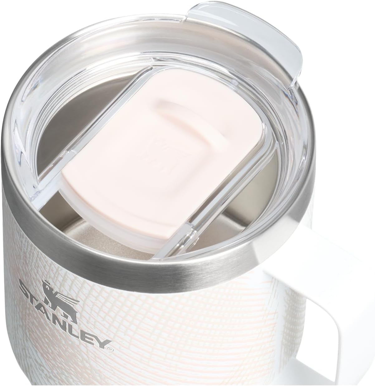 image:imageSTANLEY Everyday Camp Mug 12oz Drink Through Lid Cup for Coffee Tea and Drinks Insulated Stainless Steel Coffee Mug BPAFree Black 20Sahara Plume