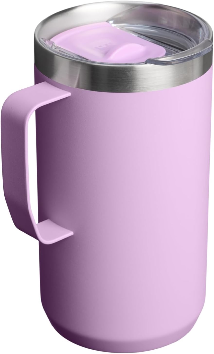 image:imageSTANLEY Everyday Camp Mug 12oz Drink Through Lid Cup for Coffee Tea and Drinks Insulated Stainless Steel Coffee Mug BPAFree Black 20Soft Orchid