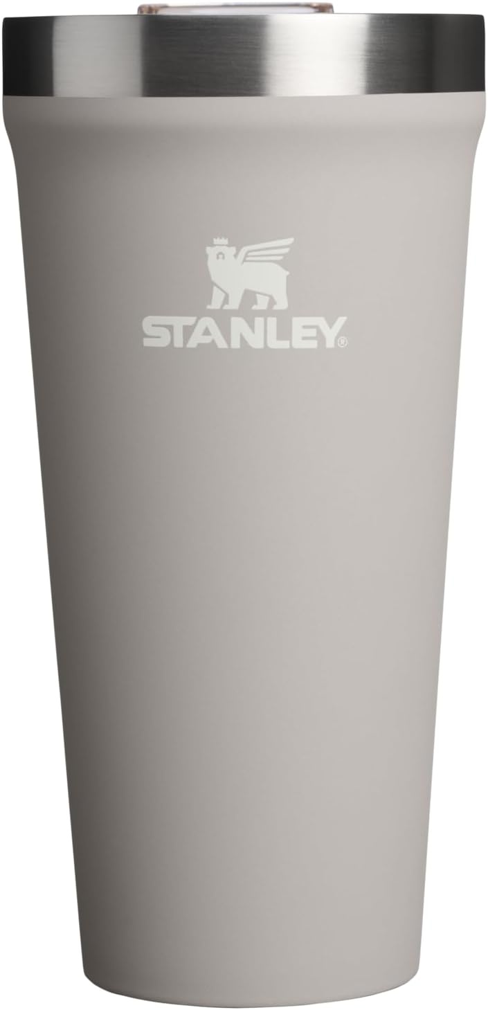 image:imageSTANLEY Everyday Tumbler Press Fit Drink Through Lid Beverage Coffee and Cocktail Cup Insulated Stainless Steel Wine Glass BPAFreeAsh