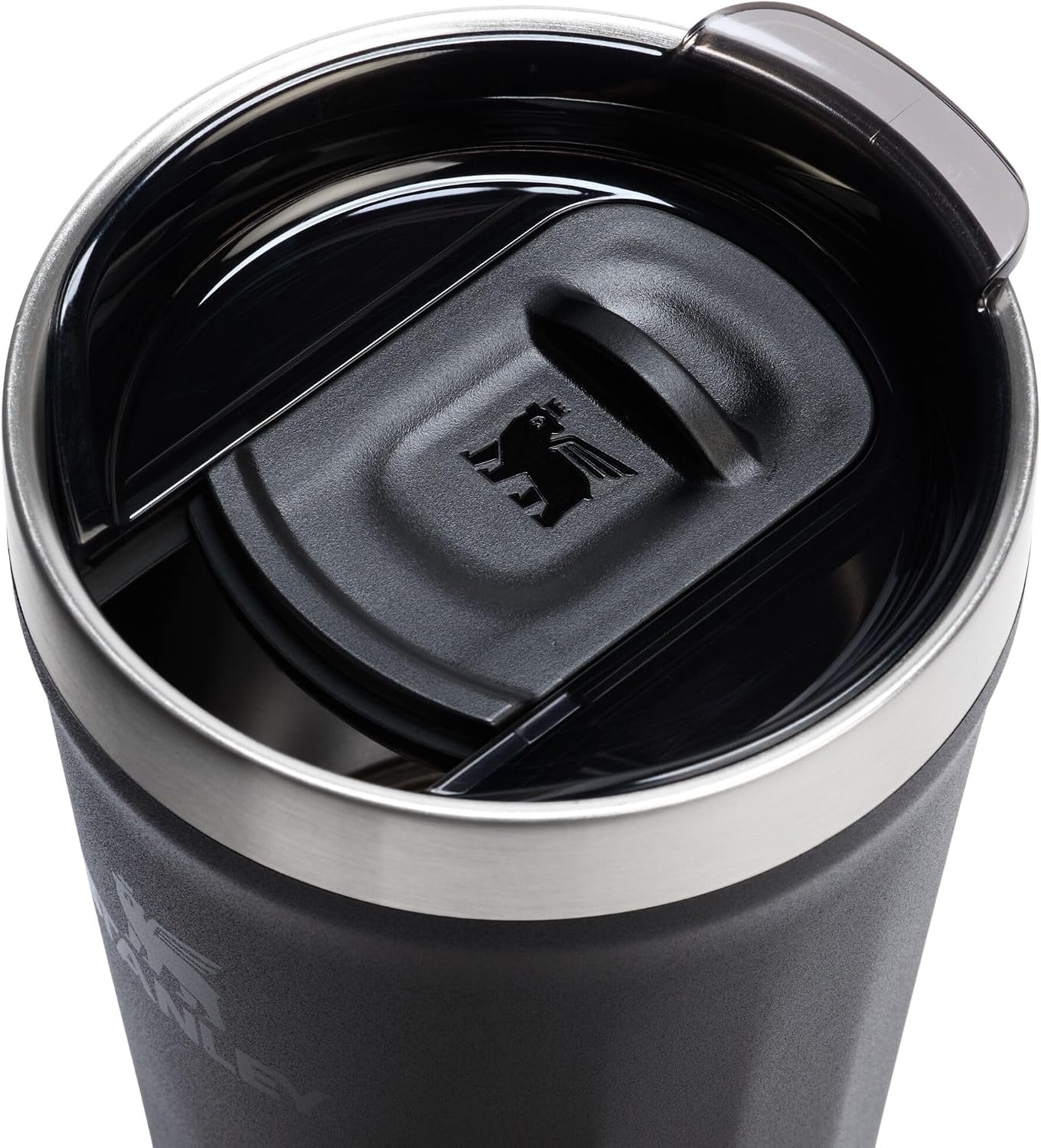 image:imageSTANLEY Everyday Tumbler Press Fit Drink Through Lid Beverage Coffee and Cocktail Cup Insulated Stainless Steel Wine Glass BPAFreeBlack 20