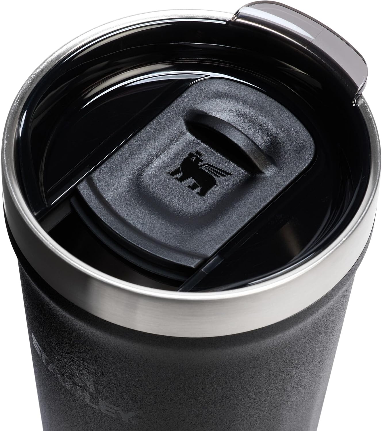 image:imageSTANLEY Everyday Tumbler Press Fit Drink Through Lid Beverage Coffee and Cocktail Cup Insulated Stainless Steel Wine Glass BPAFreeBlack 20