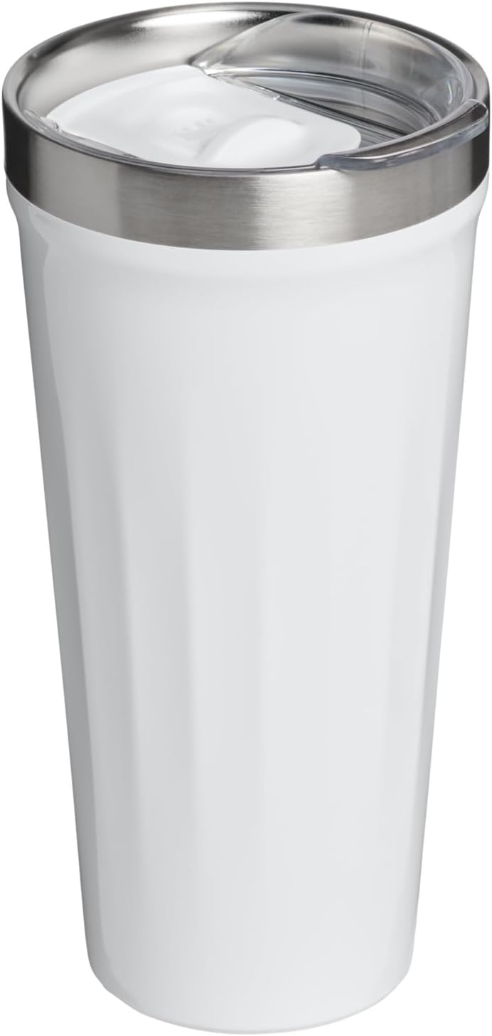 image:imageSTANLEY Everyday Tumbler Press Fit Drink Through Lid Beverage Coffee and Cocktail Cup Insulated Stainless Steel Wine Glass BPAFreeFrost