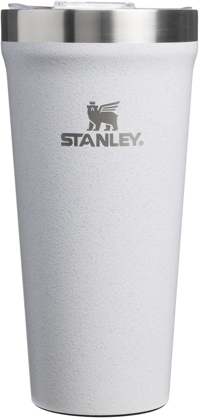 image:imageSTANLEY Everyday Tumbler Press Fit Drink Through Lid Beverage Coffee and Cocktail Cup Insulated Stainless Steel Wine Glass BPAFreeFrost Sprinkle