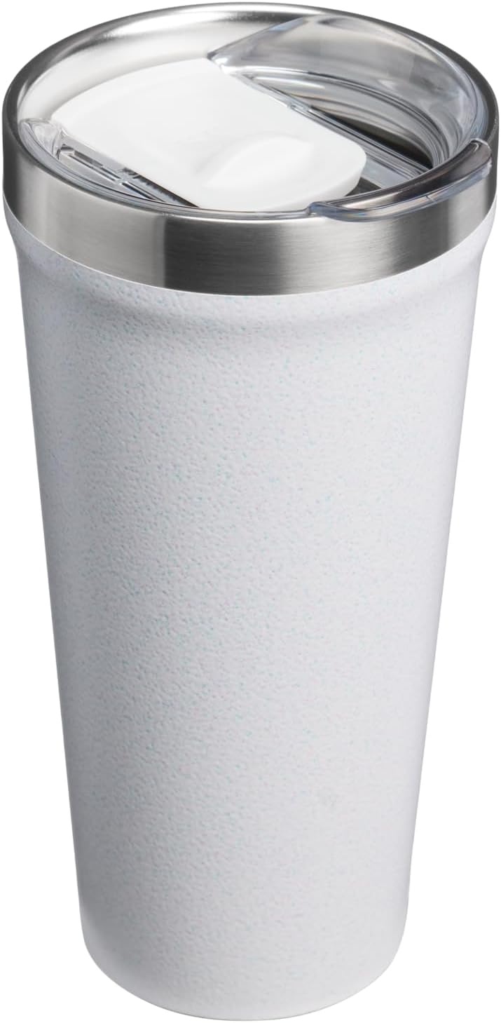 image:imageSTANLEY Everyday Tumbler Press Fit Drink Through Lid Beverage Coffee and Cocktail Cup Insulated Stainless Steel Wine Glass BPAFreeFrost Sprinkle