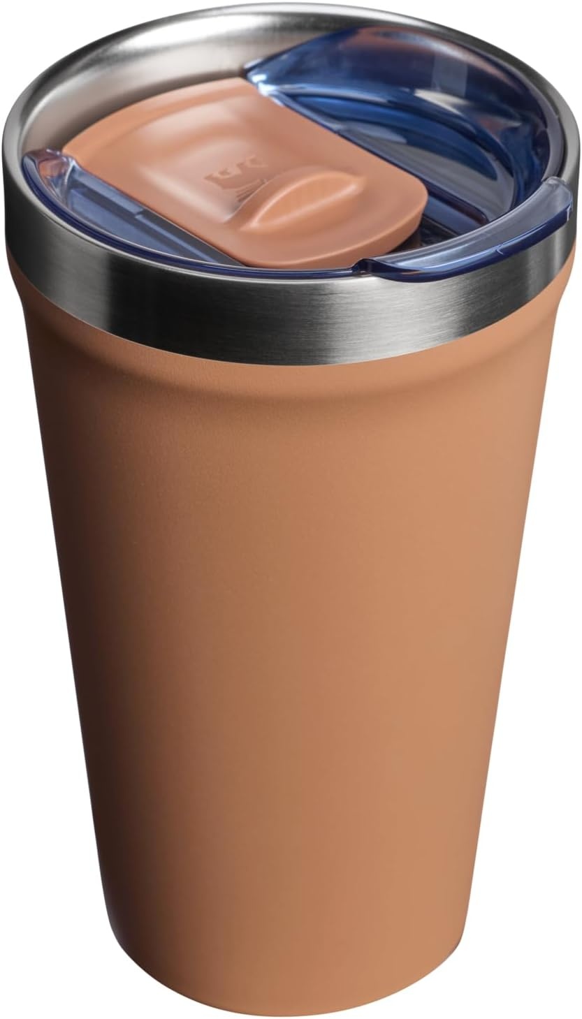 image:imageSTANLEY Everyday Tumbler Press Fit Drink Through Lid Beverage Coffee and Cocktail Cup Insulated Stainless Steel Wine Glass BPAFreeToast