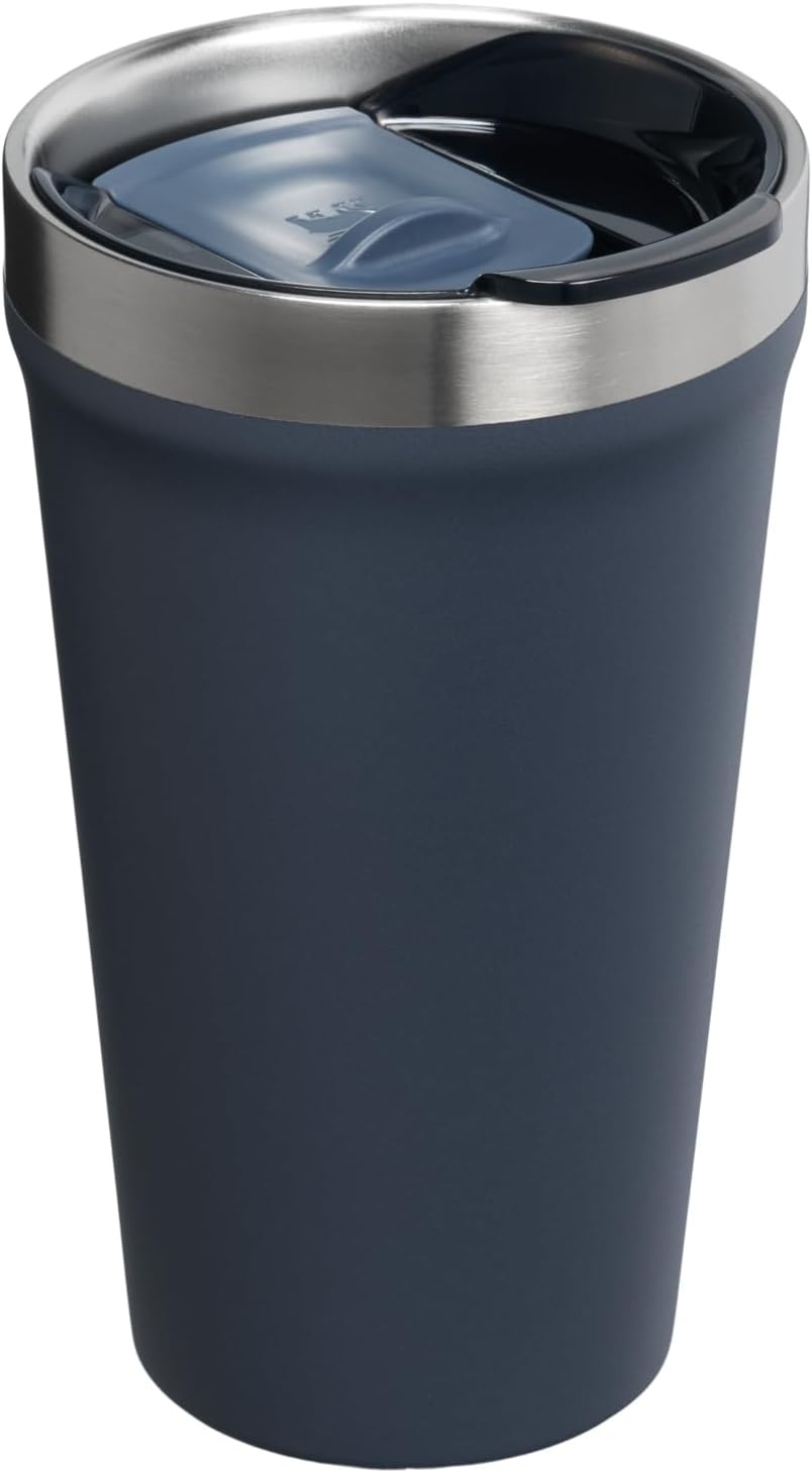 image:imageSTANLEY Everyday Tumbler Press Fit Drink Through Lid Beverage Coffee and Cocktail Cup Insulated Stainless Steel Wine Glass BPAFreeTwilight