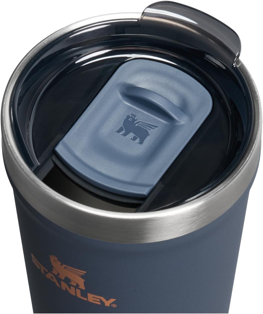 image:imageSTANLEY Everyday Tumbler Press Fit Drink Through Lid Beverage Coffee and Cocktail Cup Insulated Stainless Steel Wine Glass BPAFreeTwilight