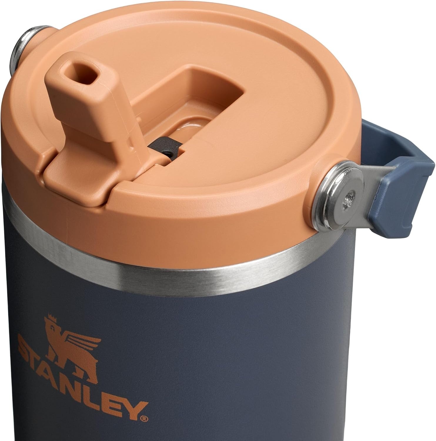image:imageSTANLEY IceFlow 20 Flip Straw Tumbler 30 oz Chili Red Easy Carry Handle Twist On Lid and Flip Up Straw Leak Resistant Water Bottle Insulated Stainless Steel BPAFreeTwilight