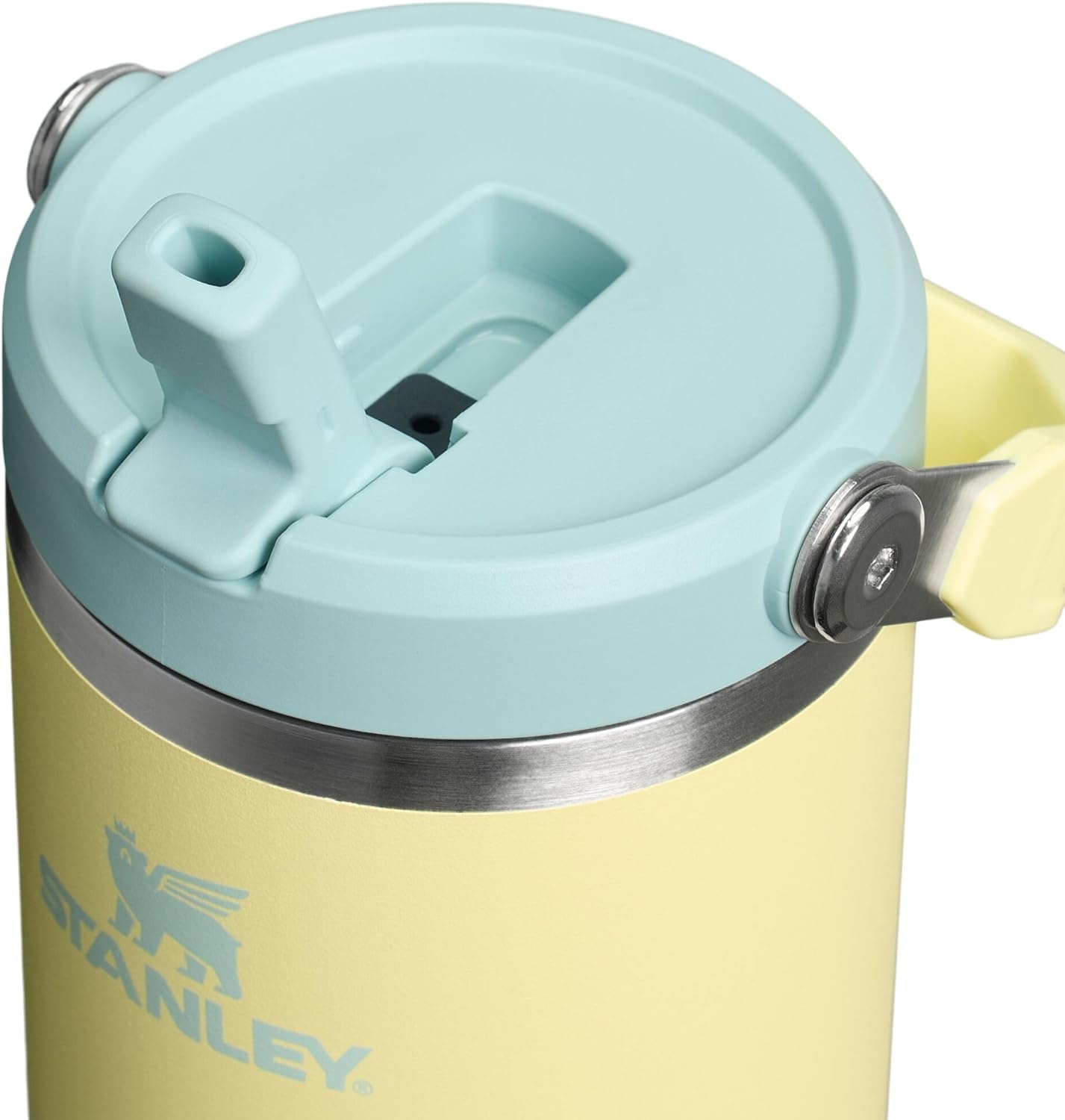 image:imageSTANLEY IceFlow 20 Flip Straw Tumbler 30 oz Chili Red Easy Carry Handle Twist On Lid and Flip Up Straw Leak Resistant Water Bottle Insulated Stainless Steel BPAFreePomelo