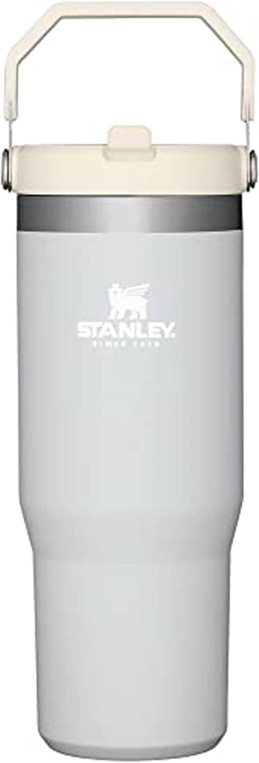 image:imageSTANLEY IceFlow 20 Flip Straw Tumbler 30 oz Chili Red Easy Carry Handle Twist On Lid and Flip Up Straw Leak Resistant Water Bottle Insulated Stainless Steel BPAFreeCloud