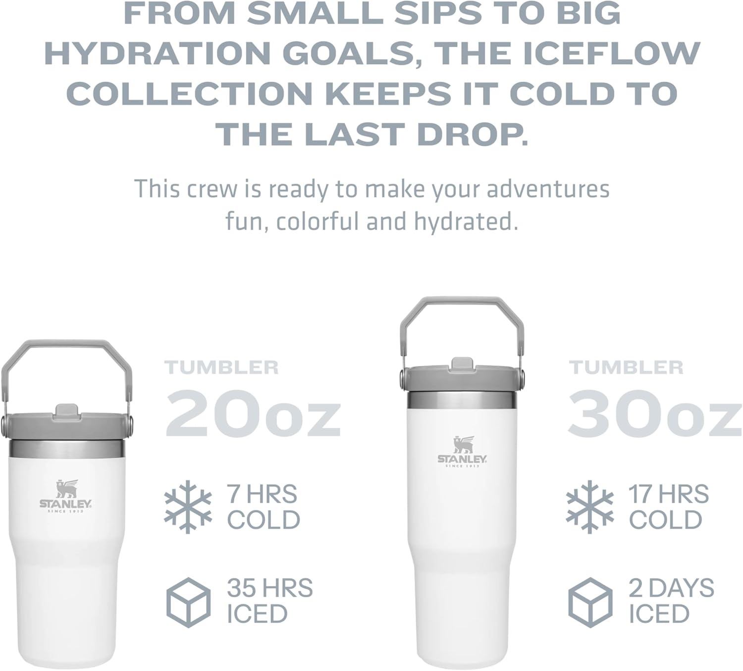 image:imageSTANLEY IceFlow 20 Flip Straw Tumbler 30 oz Chili Red Easy Carry Handle Twist On Lid and Flip Up Straw Leak Resistant Water Bottle Insulated Stainless Steel BPAFreeLavender