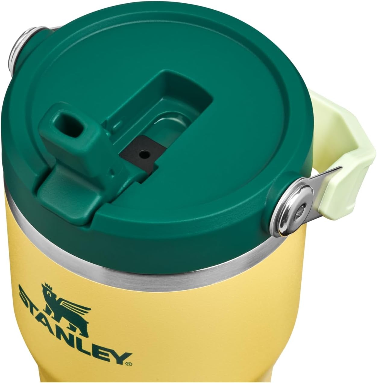 image:imageSTANLEY IceFlow 20 Flip Straw Tumbler 30 oz Chili Red Easy Carry Handle Twist On Lid and Flip Up Straw Leak Resistant Water Bottle Insulated Stainless Steel BPAFreeDaffodil Emerald