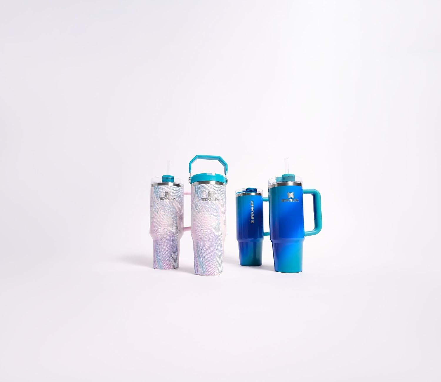 image:imageSTANLEY IceFlow 20 Flip Straw Tumbler 30 oz Chili Red Easy Carry Handle Twist On Lid and Flip Up Straw Leak Resistant Water Bottle Insulated Stainless Steel BPAFreeSea Glass Plume