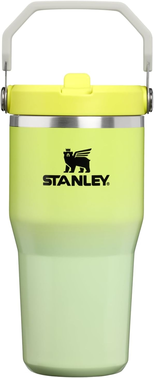 image:imageSTANLEY IceFlow 20 Flip Straw Tumbler 30 oz Chili Red Easy Carry Handle Twist On Lid and Flip Up Straw Leak Resistant Water Bottle Insulated Stainless Steel BPAFreeAtomic Gradient