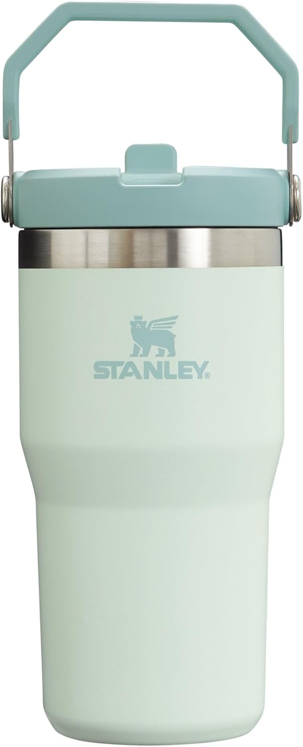 image:imageSTANLEY IceFlow 20 Flip Straw Tumbler 30 oz Chili Red Easy Carry Handle Twist On Lid and Flip Up Straw Leak Resistant Water Bottle Insulated Stainless Steel BPAFreeMist
