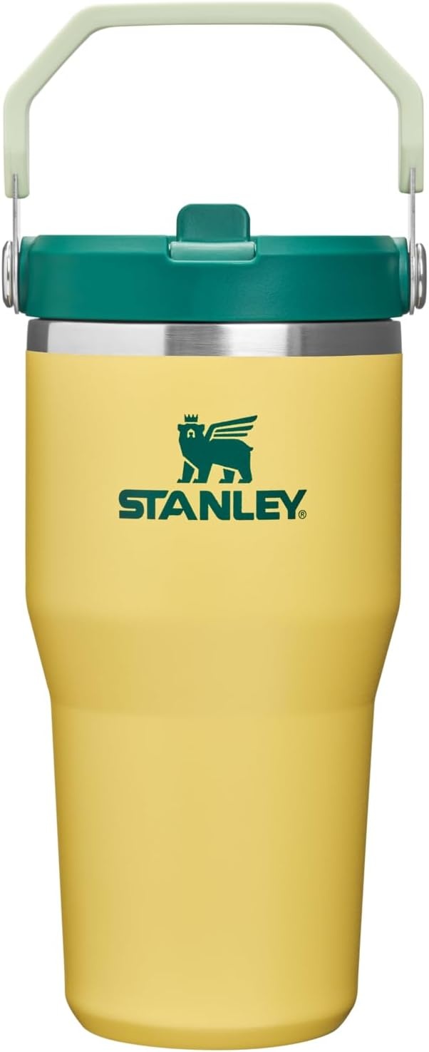 image:imageSTANLEY IceFlow 20 Flip Straw Tumbler 30 oz Chili Red Easy Carry Handle Twist On Lid and Flip Up Straw Leak Resistant Water Bottle Insulated Stainless Steel BPAFreeDaffodil Emerald