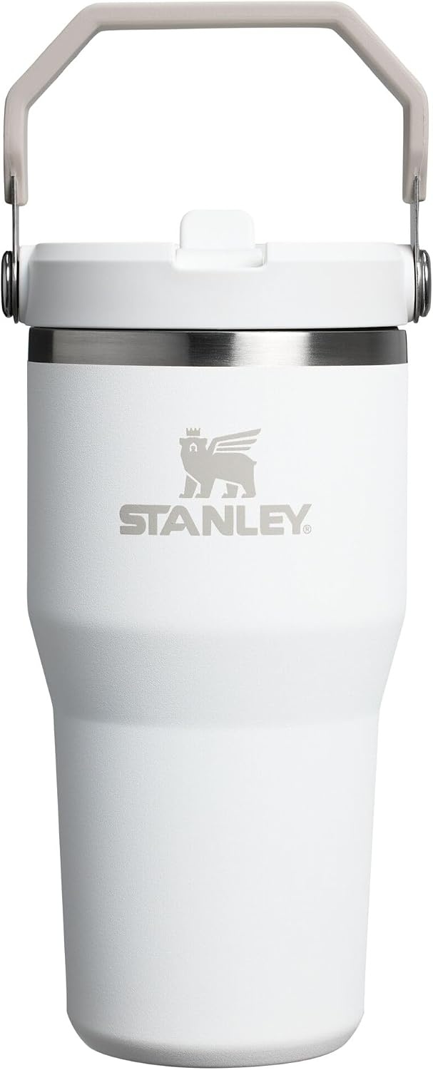 image:imageSTANLEY IceFlow 20 Flip Straw Tumbler 30 oz Chili Red Easy Carry Handle Twist On Lid and Flip Up Straw Leak Resistant Water Bottle Insulated Stainless Steel BPAFreeFrost