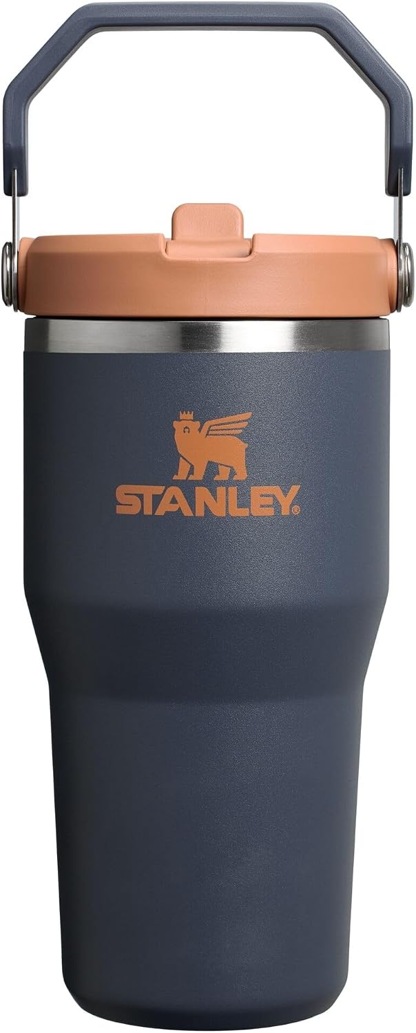 image:imageSTANLEY IceFlow 20 Flip Straw Tumbler 30 oz Chili Red Easy Carry Handle Twist On Lid and Flip Up Straw Leak Resistant Water Bottle Insulated Stainless Steel BPAFreeTwilight