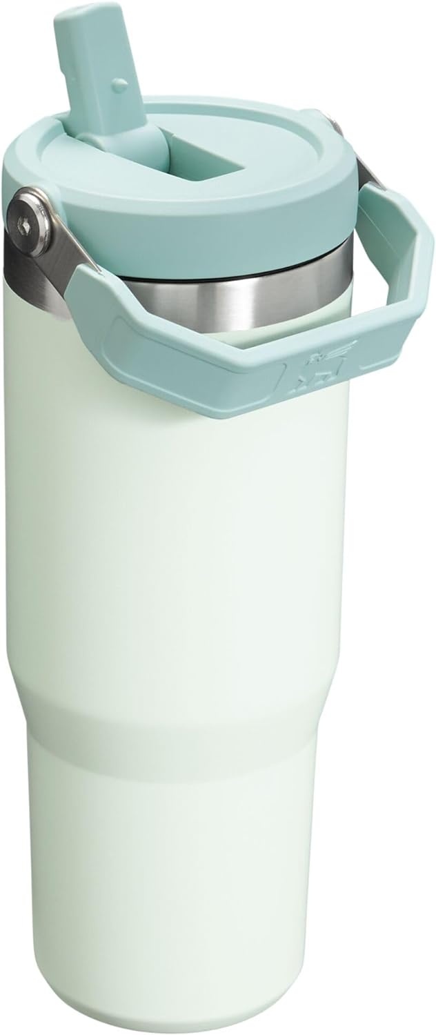image:imageSTANLEY IceFlow 20 Flip Straw Tumbler 30 oz Chili Red Easy Carry Handle Twist On Lid and Flip Up Straw Leak Resistant Water Bottle Insulated Stainless Steel BPAFreeMist