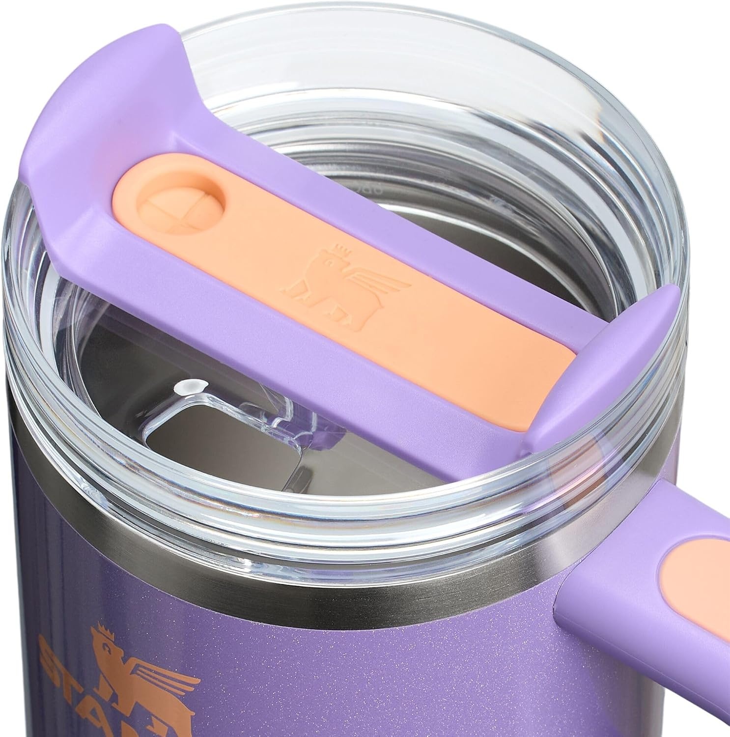 image:imageSTANLEY Quencher H20 Flow State Tumbler 30 oz Chili Red Handle and Straw 3Position Lid Cup Holder Compatible for Travel Insulated Stainless Steel Cup BPAFreePeriwinkle Shimmer