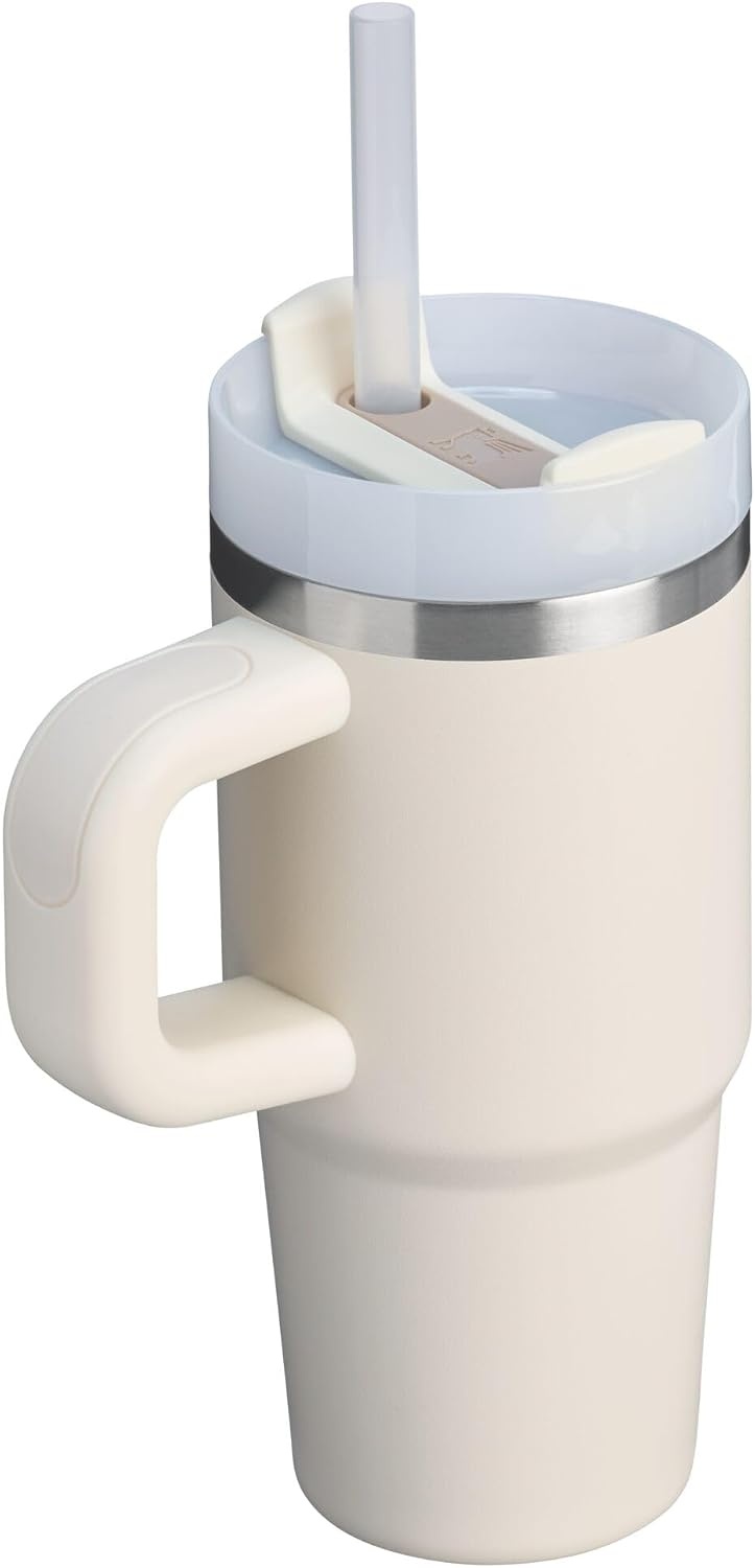 image:imageSTANLEY Quencher H20 Flow State Tumbler 30 oz Chili Red Handle and Straw 3Position Lid Cup Holder Compatible for Travel Insulated Stainless Steel Cup BPAFreeCream 20