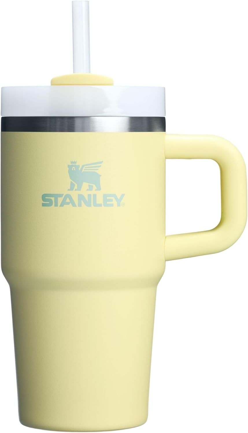 image:imageSTANLEY Quencher H20 Flow State Tumbler 30 oz Chili Red Handle and Straw 3Position Lid Cup Holder Compatible for Travel Insulated Stainless Steel Cup BPAFreePomelo