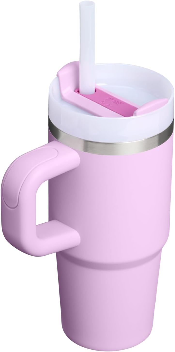 image:imageSTANLEY Quencher H20 Flow State Tumbler 30 oz Chili Red Handle and Straw 3Position Lid Cup Holder Compatible for Travel Insulated Stainless Steel Cup BPAFreeSoft Orchid