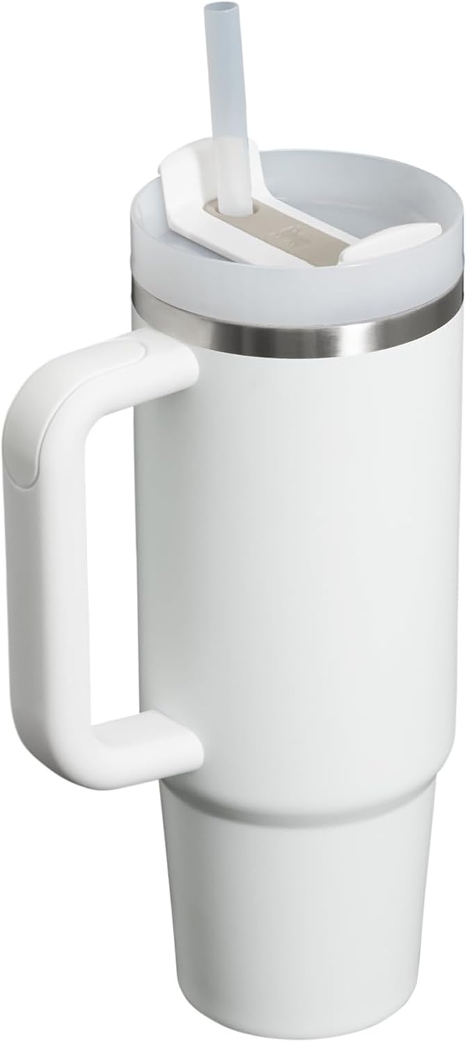 image:imageSTANLEY Quencher H20 Flow State Tumbler 30 oz Chili Red Handle and Straw 3Position Lid Cup Holder Compatible for Travel Insulated Stainless Steel Cup BPAFreeFrost