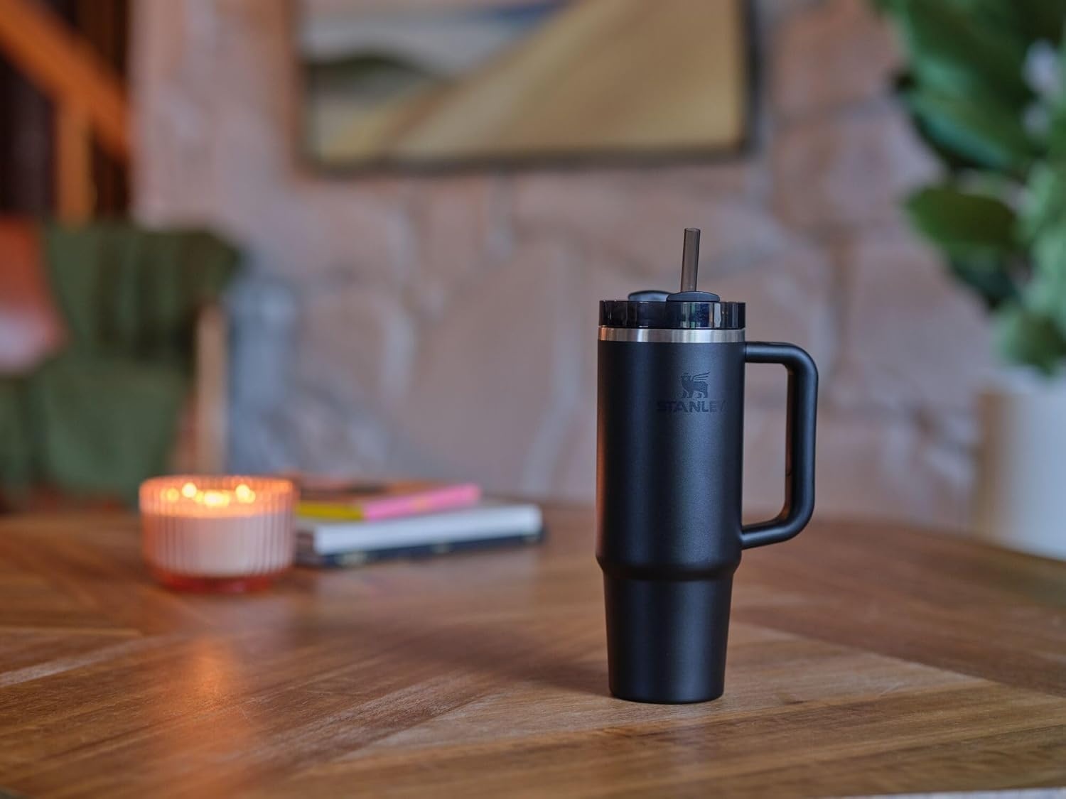 image:imageSTANLEY Quencher H20 Flow State Tumbler 30 oz Chili Red Handle and Straw 3Position Lid Cup Holder Compatible for Travel Insulated Stainless Steel Cup BPAFreeBlack 20