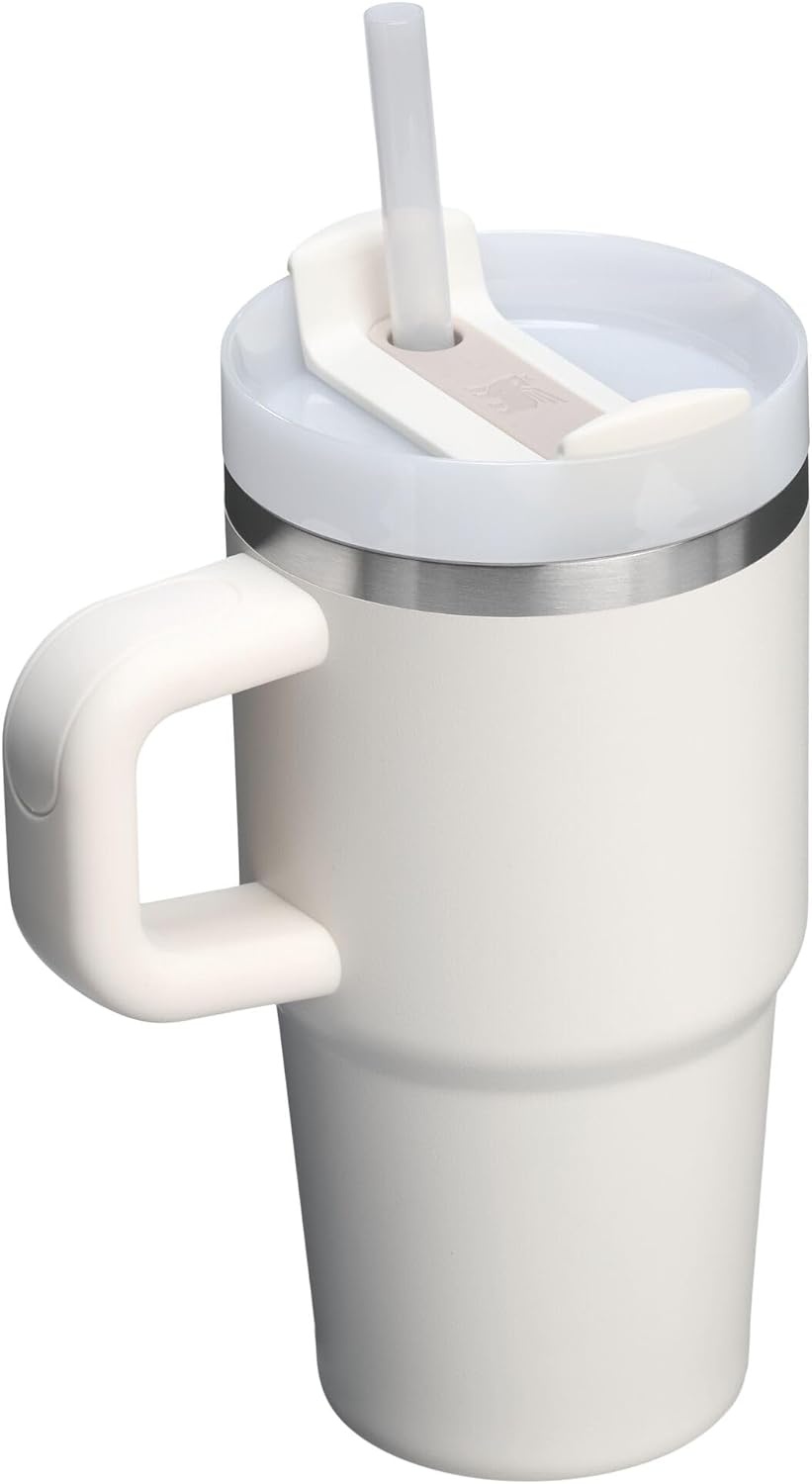 image:imageSTANLEY Quencher H20 Flow State Tumbler 30 oz Chili Red Handle and Straw 3Position Lid Cup Holder Compatible for Travel Insulated Stainless Steel Cup BPAFreeCream 20