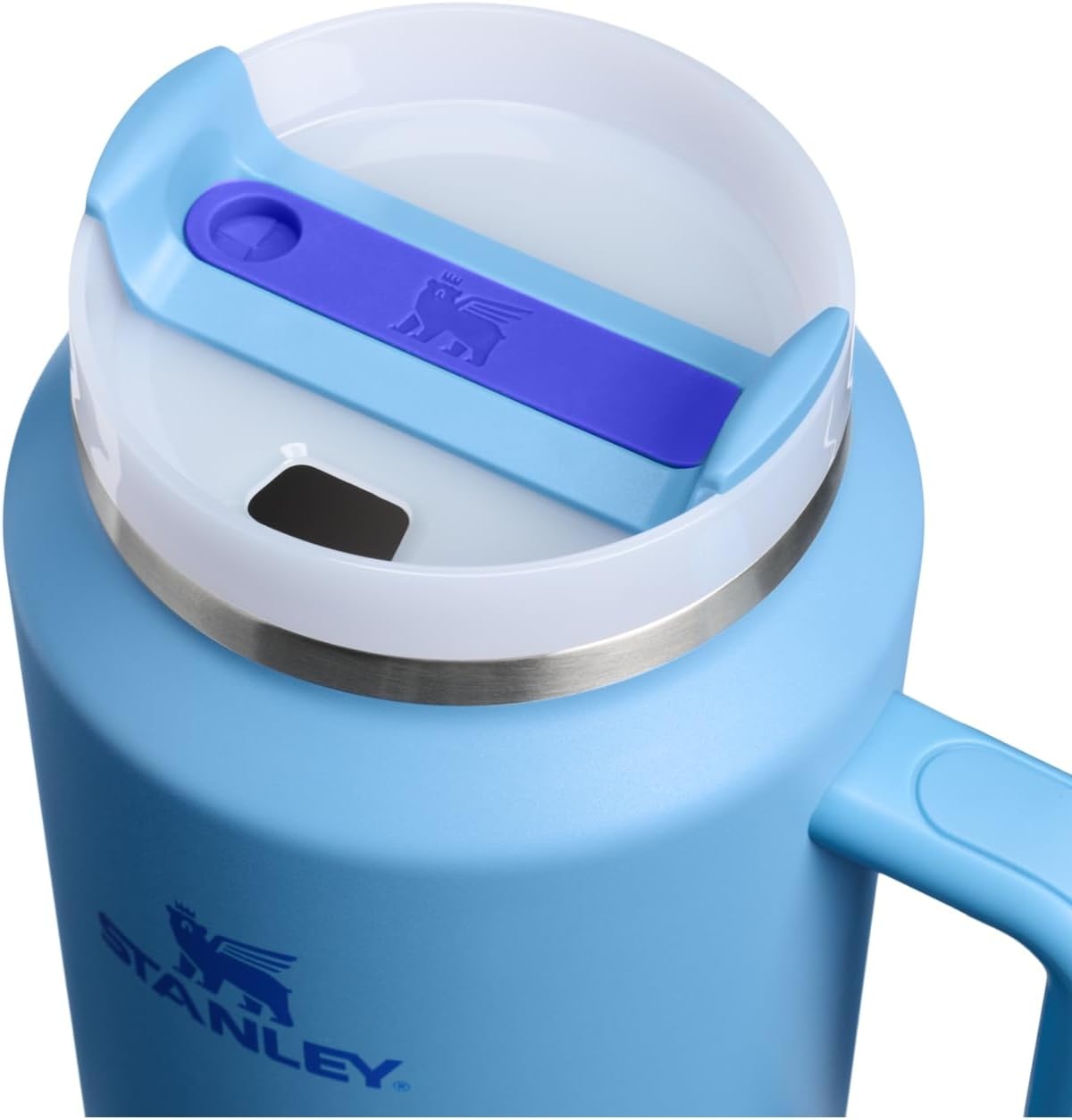 image:imageSTANLEY Quencher H20 Flow State Tumbler 30 oz Chili Red Handle and Straw 3Position Lid Cup Holder Compatible for Travel Insulated Stainless Steel Cup BPAFreeBlue Sky