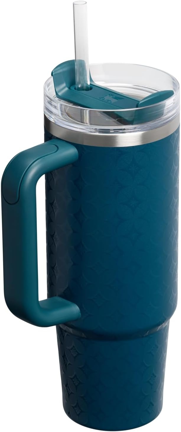 image:imageSTANLEY Quencher H20 Flow State Tumbler 30 oz Chili Red Handle and Straw 3Position Lid Cup Holder Compatible for Travel Insulated Stainless Steel Cup BPAFreePonderosa Star
