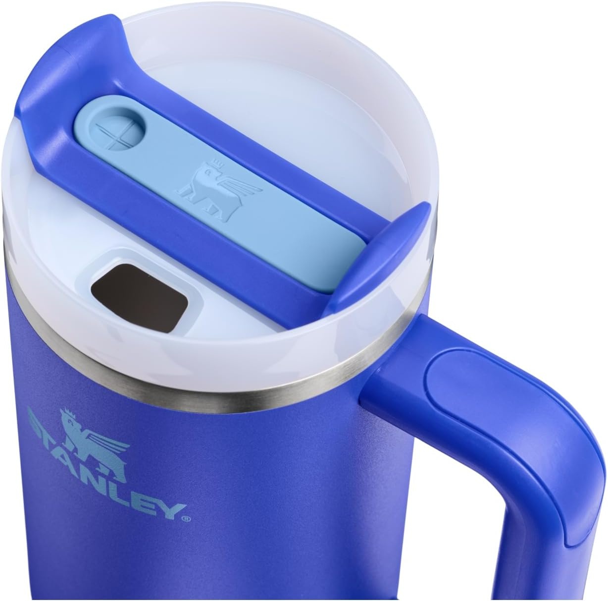 image:imageSTANLEY Quencher H20 Flow State Tumbler 30 oz Chili Red Handle and Straw 3Position Lid Cup Holder Compatible for Travel Insulated Stainless Steel Cup BPAFreeCobalt