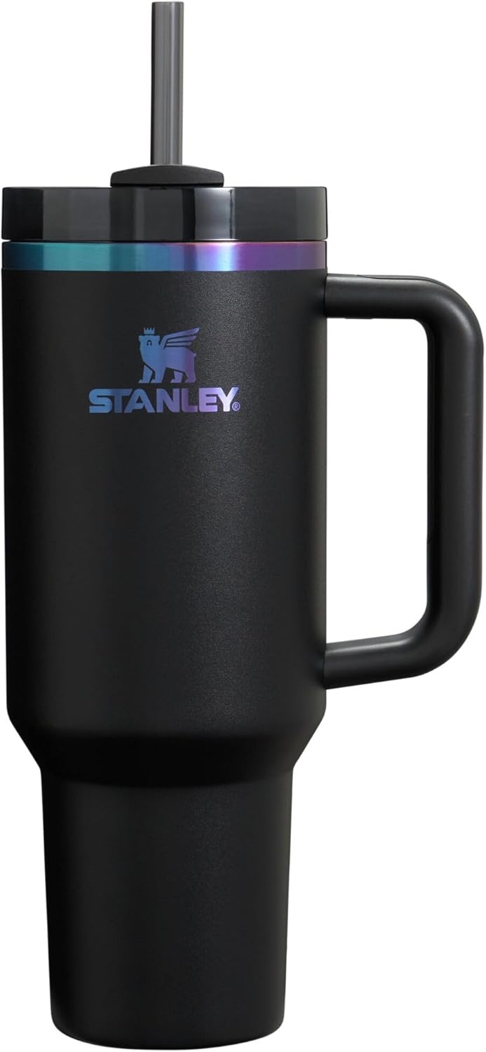 image:imageSTANLEY Quencher H20 Flow State Tumbler 30 oz Chili Red Handle and Straw 3Position Lid Cup Holder Compatible for Travel Insulated Stainless Steel Cup BPAFreeBlack Chroma