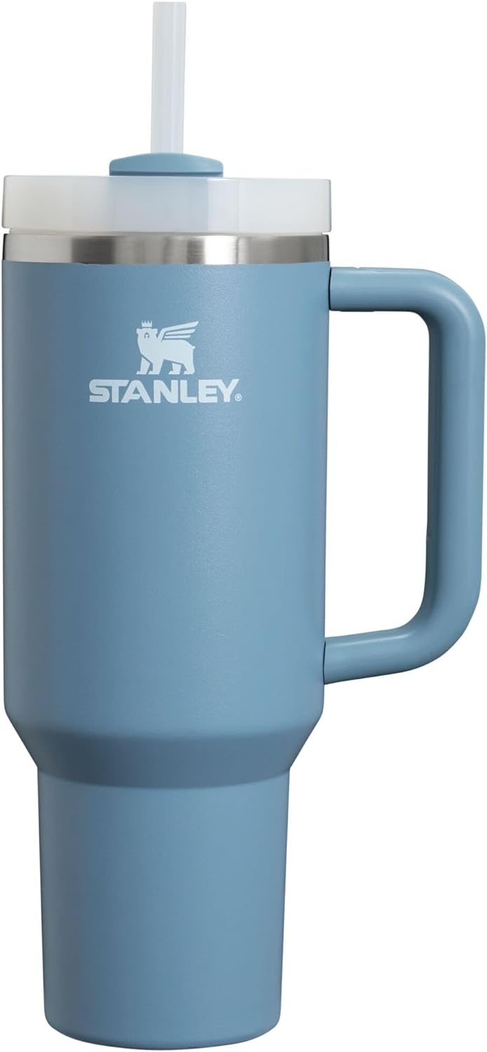 image:imageSTANLEY Quencher H20 Flow State Tumbler 30 oz Chili Red Handle and Straw 3Position Lid Cup Holder Compatible for Travel Insulated Stainless Steel Cup BPAFreeIndigo