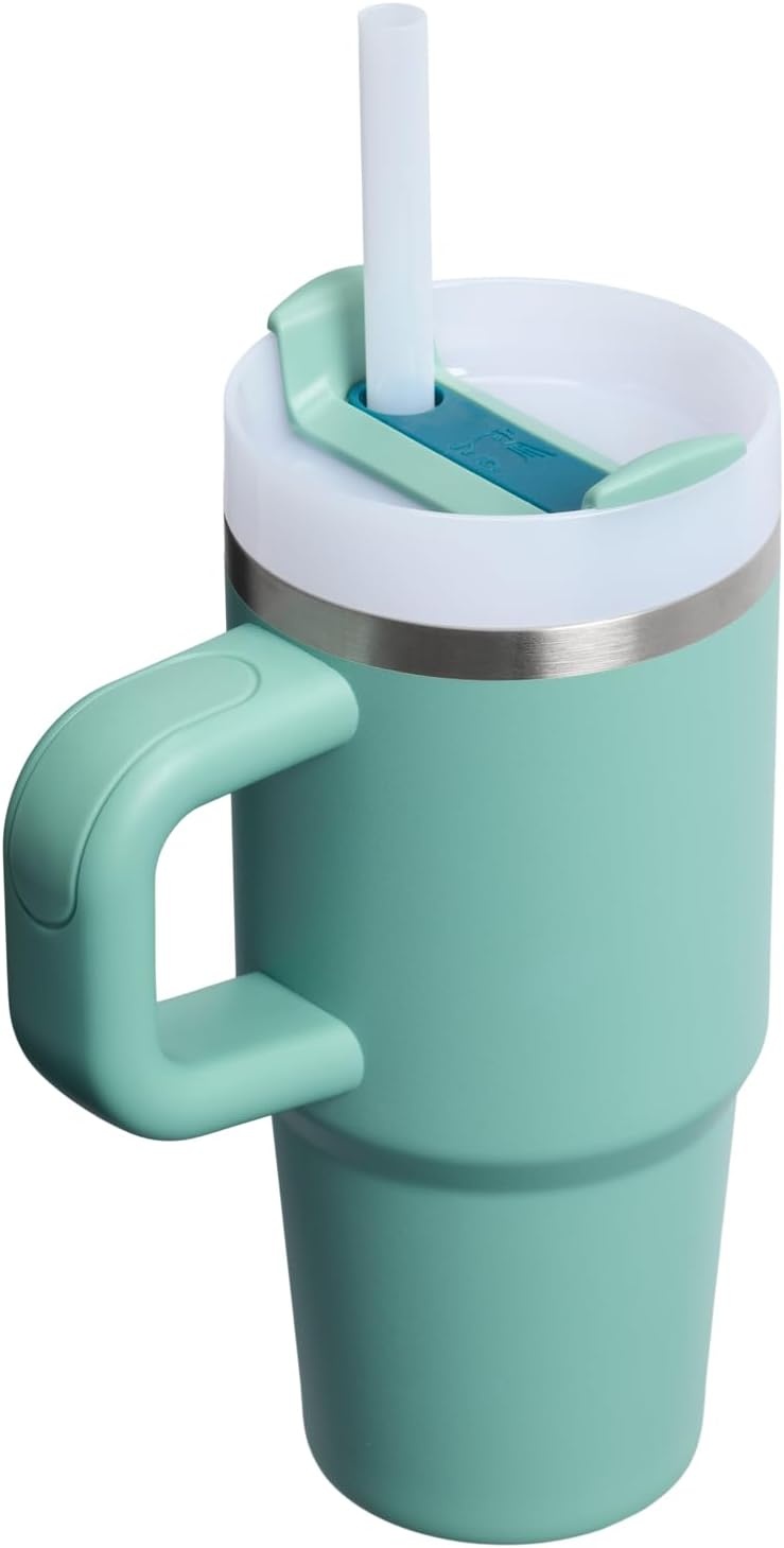 image:imageSTANLEY Quencher H20 Flow State Tumbler 30 oz Chili Red Handle and Straw 3Position Lid Cup Holder Compatible for Travel Insulated Stainless Steel Cup BPAFreeSpring Green