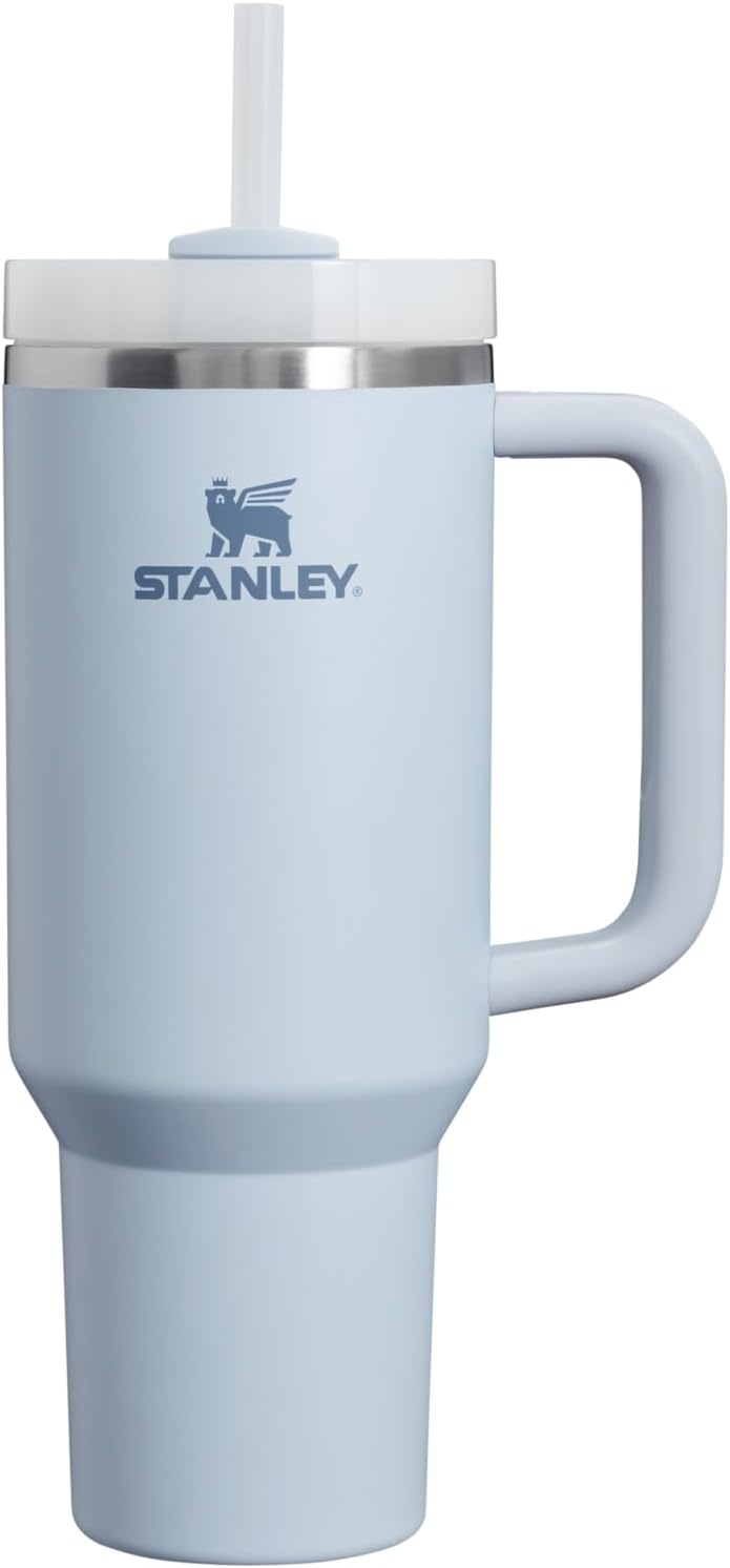 image:imageSTANLEY Quencher H20 Flow State Tumbler 30 oz Chili Red Handle and Straw 3Position Lid Cup Holder Compatible for Travel Insulated Stainless Steel Cup BPAFreeGlacier
