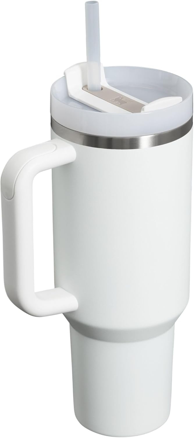 image:imageSTANLEY Quencher H20 Flow State Tumbler 30 oz Chili Red Handle and Straw 3Position Lid Cup Holder Compatible for Travel Insulated Stainless Steel Cup BPAFreeFrost