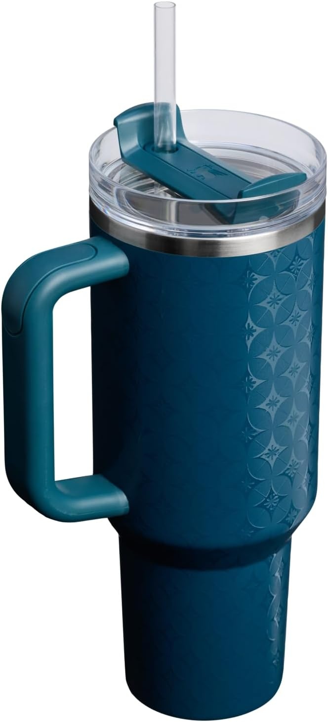 image:imageSTANLEY Quencher H20 Flow State Tumbler 30 oz Chili Red Handle and Straw 3Position Lid Cup Holder Compatible for Travel Insulated Stainless Steel Cup BPAFreePonderosa Star