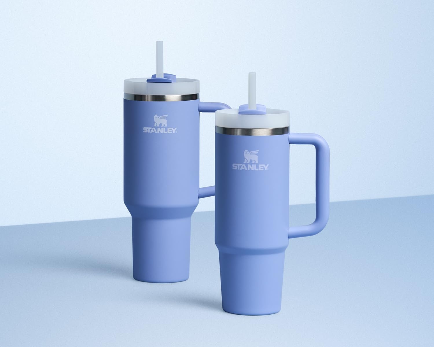 image:imageSTANLEY Quencher H20 Flow State Tumbler 30 oz Chili Red Handle and Straw 3Position Lid Cup Holder Compatible for Travel Insulated Stainless Steel Cup BPAFreeHydrangea